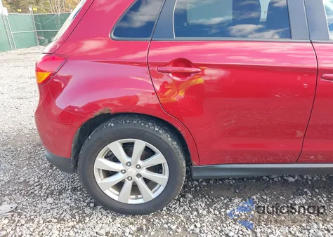 2014 Mitsubishi Outlander Sport Es from USA, damaged, VIN 4A4AP3AU9EE021175